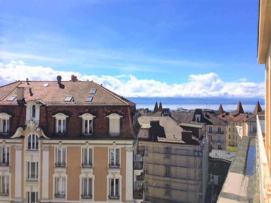 Beautiful Studio 2 Minutes From The Train Station Lägenhet Lausanne Exteriör bild